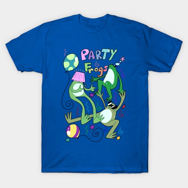 Party Frogs T-Shirt by saradaboru